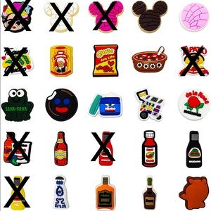 Croc Shoe Decoration Charms